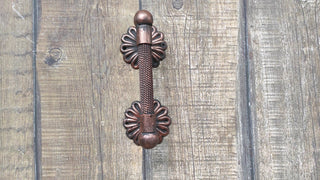 Hand forged handle, Door handle, Metal handle, Barn door handle