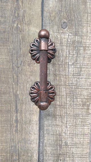 Hand forged handle, Door handle, Metal handle, Barn door handle