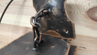 Handmade Medieval Forged Lantern: Rustic Gothic Pendant Light