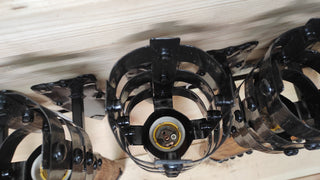 Forged Medieval Torch Wall Sconce: Viking Style Light Fixture
