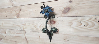 Flower door handle, barn door handle, door decor