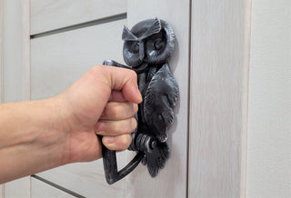 Owl Barn door handle, Animal door pulls, Farmhouse door decor, Bird door handles