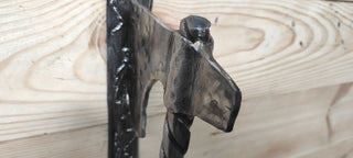 Handmade Axe Door Handle: Metal Barn Door Pull