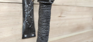 Handmade Axe Door Handle: Metal Barn Door Pull