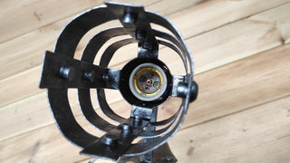 Hand Forged Wrought Iron Wall Sconce Torch: Medieval Viking Lantern