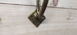 Dragonfly and Reed Barn Door Handle, Metal Door Pull