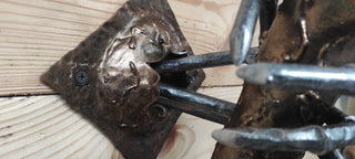 Gothic Skeleton Hand Wall Sconce - Handmade Torch Light Fixture