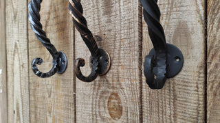 Handmade Horse Barn Door Handle: Wrought Iron Metal Decor