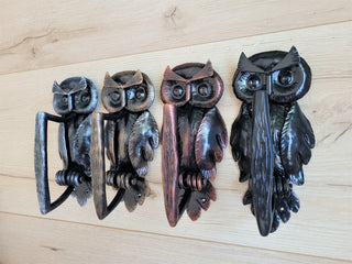 Owl Barn door handle, Animal door pulls, Farmhouse door decor, Bird door handles