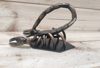 Scorpion Door Handle, Unique handcrafted door handle, Unusual door decor, Barn Door Handle, Iron Door Pull