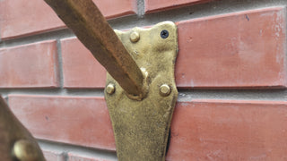 Hand Forged Wall Lantern: Medieval Viking Style Lamp