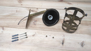 Hand Forged Wall Lantern: Medieval Viking Style Lamp