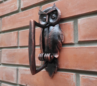 Owl Barn door handle, Animal door pulls, Farmhouse door decor, Bird door handles