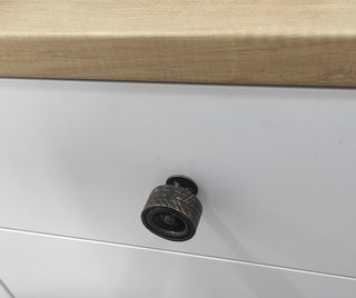 Handmade Tire-Shaped Metal Knob: Car-Themed Decor