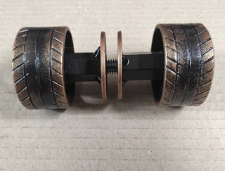 Wheel Door Handles: Metal Transport Decor, Boys Bedroom (Set of 2)