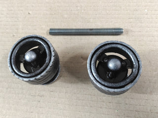 Wheel Door Handles: Metal Transport Decor, Boys Bedroom (Set of 2)