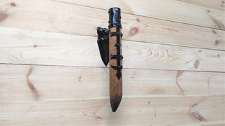Hand Forged Medieval Wall Light: Viking Sconce Torch