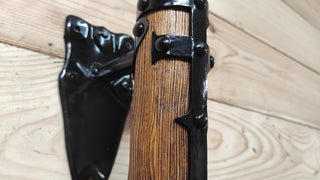Hand Forged Medieval Wall Light: Viking Sconce Torch