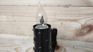 Hand Forged Medieval Wall Light: Viking Sconce Torch