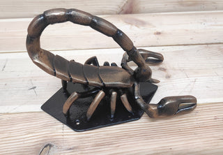 Scorpion Door Handle, Unique handcrafted door handle, Unusual door decor, Barn Door Handle, Iron Door Pull