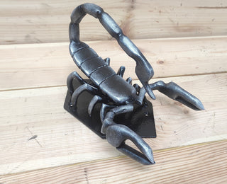 Scorpion Door Handle, Unique handcrafted door handle, Unusual door decor, Barn Door Handle, Iron Door Pull