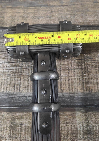 Hand Forged Wrought Iron Viking Hammer: Decorative Thor Hammer