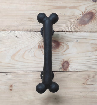 Door handle dog bone, barn door handle, door handle, metal handle, hand forged handle