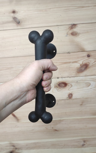 Door handle dog bone, barn door handle, door handle, metal handle, hand forged handle