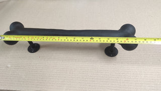 Hand Forged Dog Bone Door Handle: Large Metal Barn Door Pull