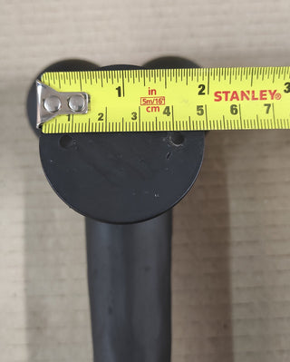 Hand Forged Dog Bone Door Handle: Large Metal Barn Door Pull