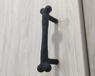 Door Handle Bone, Black Door Knob, Metal Cabinet Handle, Kitchen Drawer Handle, Forged Dresser Handle