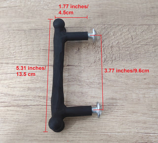 Door Handle Bone, Black Door Knob, Metal Cabinet Handle, Kitchen Drawer Handle, Forged Dresser Handle