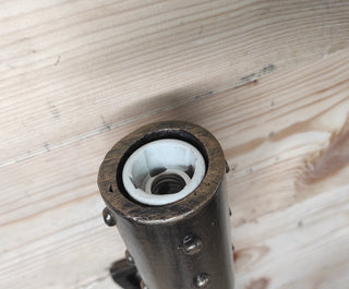 Hand Forged Wrought Iron Viking Torch Sconce - Medieval Wall Light