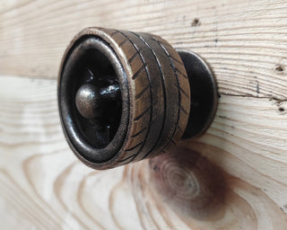 Door Handles, Transport Decor, Boys Bedroom Decor, wheel handle, Door Knob, Metal door Handle