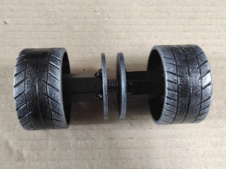 Wheel Door Handles: Metal Transport Decor, Boys Bedroom (Set of 2)