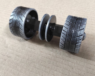 Wheel Door Handles: Metal Transport Decor, Boys Bedroom (Set of 2)