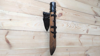 Hand Forged Medieval Wall Light: Viking Sconce Torch