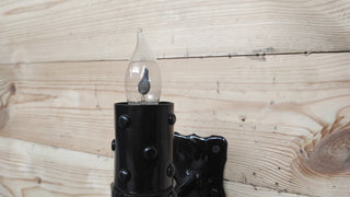 Hand Forged Medieval Wall Light: Viking Sconce Torch