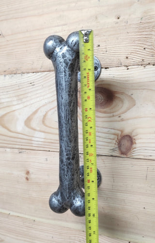 Hand Forged Dog Bone Door Handle: Metal Barn Door Hardware