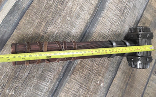 Hand Forged Wrought Iron Viking Hammer: Decorative Thor Hammer