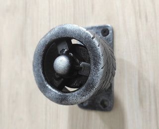 Hand-Forged Metal Tire Door Handle - Transport Decor, wheel knob