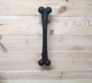 Large Door handle dog bone, big barn door handle, front door pull, metal handle, hand forged handle