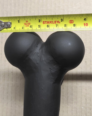 Hand Forged Dog Bone Door Handle: Large Metal Barn Door Pull