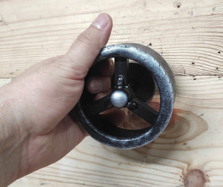 Wheel Door Handle: Metal Transport Decor, Boys Bedroom