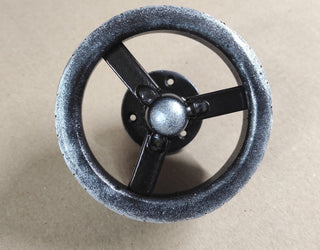Wheel Door Handle: Metal Transport Decor, Boys Bedroom
