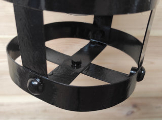 Handmade Forged Wall Lantern: Medieval Viking Style Lamp