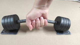 Forged Barbell Door Handle: Gym Decor, Wrought Iron Pull