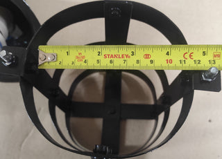 Handmade Forged Wall Lantern: Medieval Viking Style Lamp