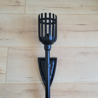 Hand Forged Wrought Iron Wall Sconce: Medieval Viking Torch Lantern