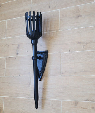 Hand Forged Wrought Iron Wall Sconce: Medieval Viking Torch Lantern